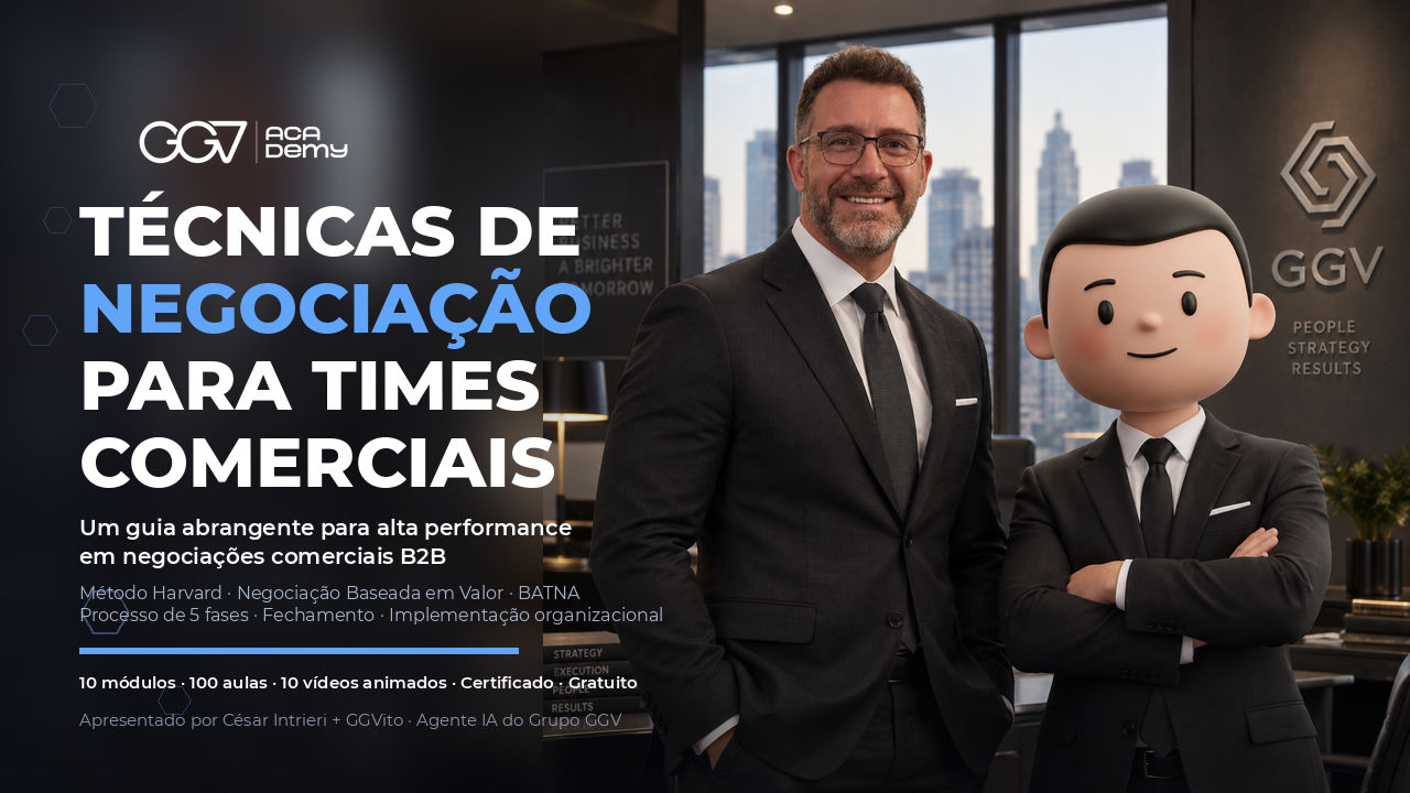 Técnicas de Negociação para Times Comerciais: Alta Performance