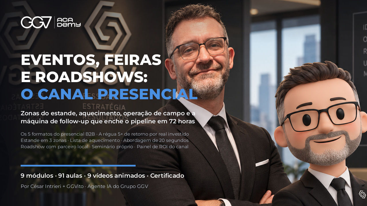 Eventos, Feiras e Roadshows: o Canal Presencial que Enche o Pipeline