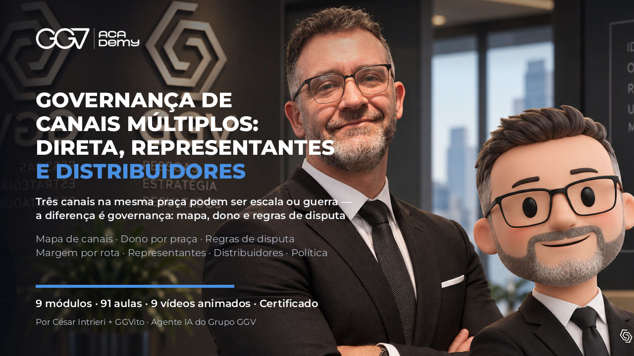 Governança de Canais Múltiplos: Direta, Representantes e Distribuidores