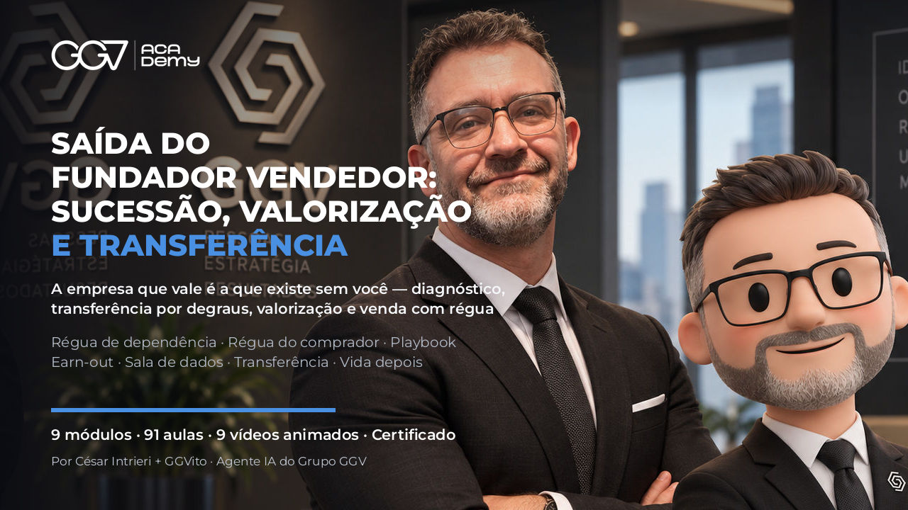 Saída do Fundador Vendedor: Sucessão, Valorização e Transferência