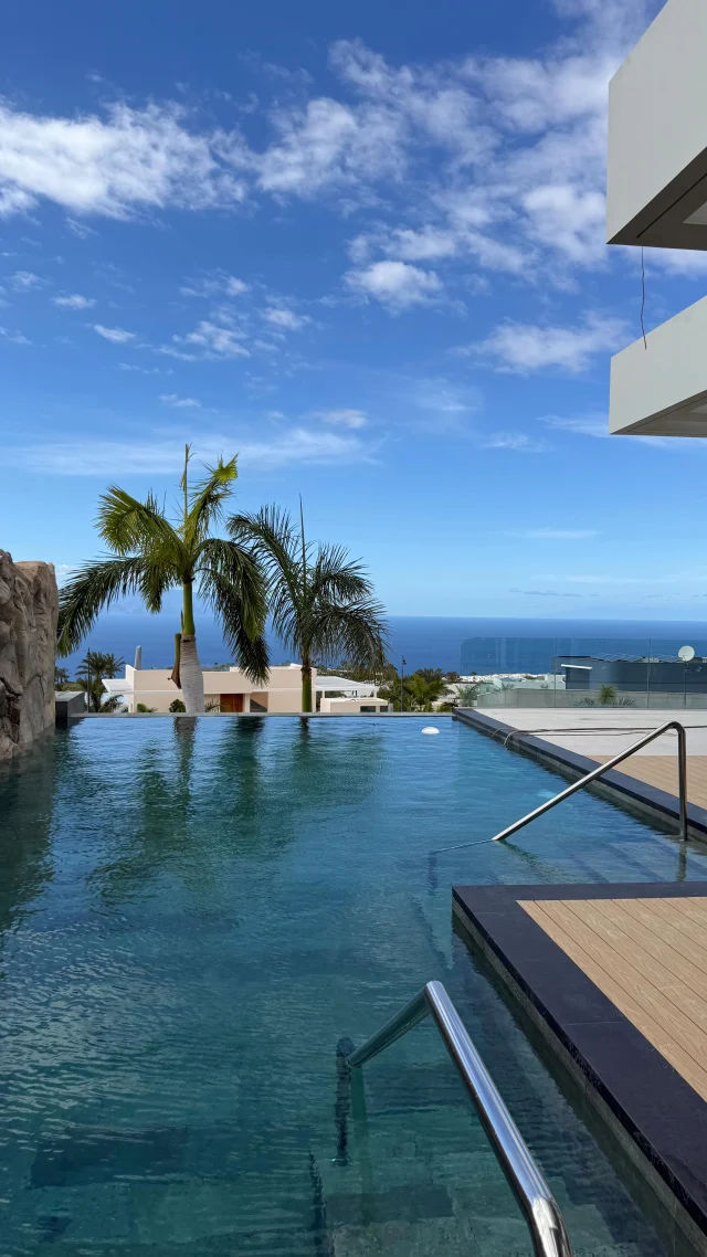 Luxury pool view