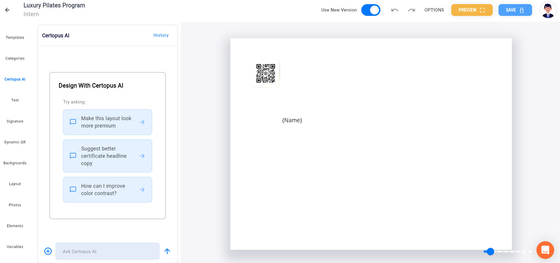 Certopus Ai Certificate Generator