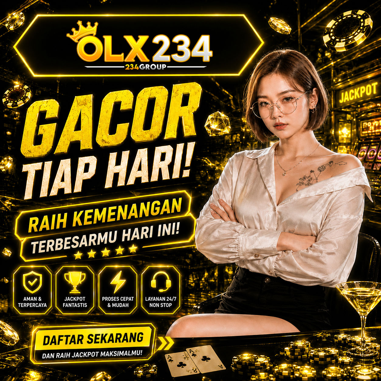 Galeri foto OLX234 * Desain Grafis Provider Slot Terbaik Tampilan Modern & Responsif di Jakarta
