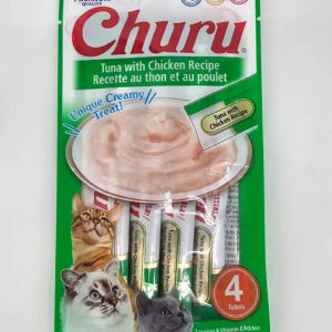 CHURU GATO ATUN CON POLLO 14 GR X 4 (U)