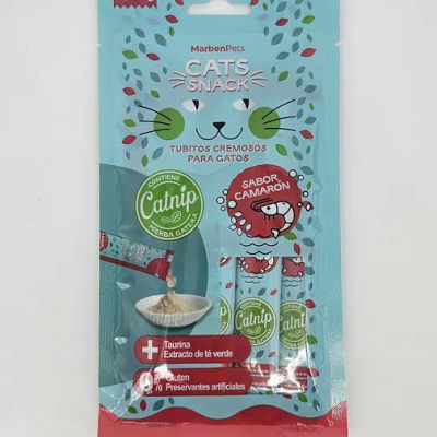 MARBENPETS CATS SNACK CAMARON 15 GR X 4 (U)