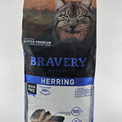 BRAVERY GATO ARENQUE SENIOR 7 KG