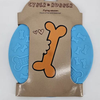 CYBER RUBBER FLYING SAUCER FRISBEE SMALL