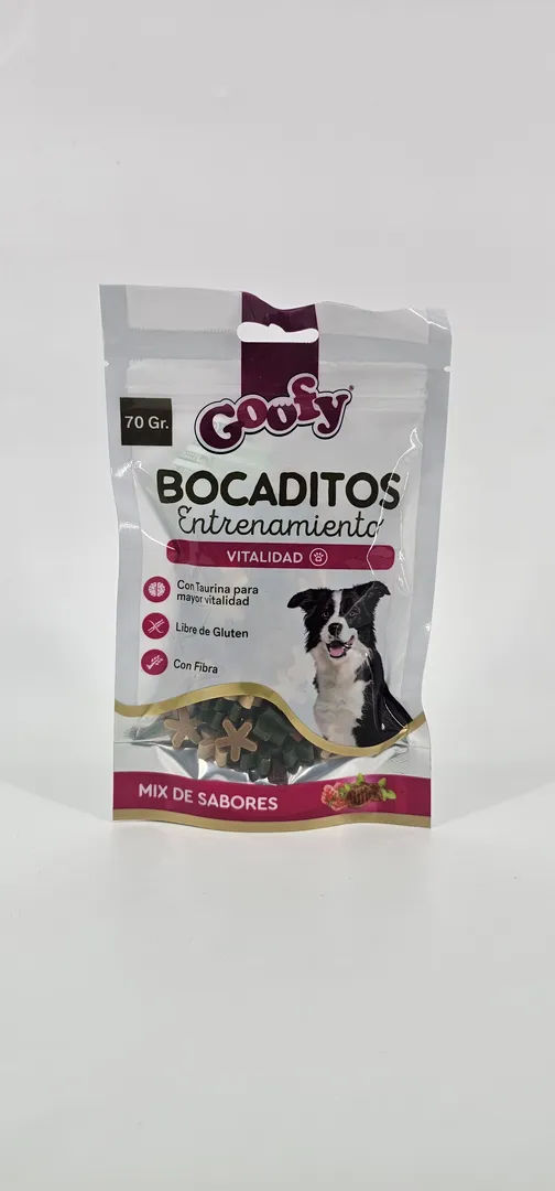 GOOFY BOCADITOS ENTRENAMIENTO VITALIDAD MIX DE SABORES 70 GR
