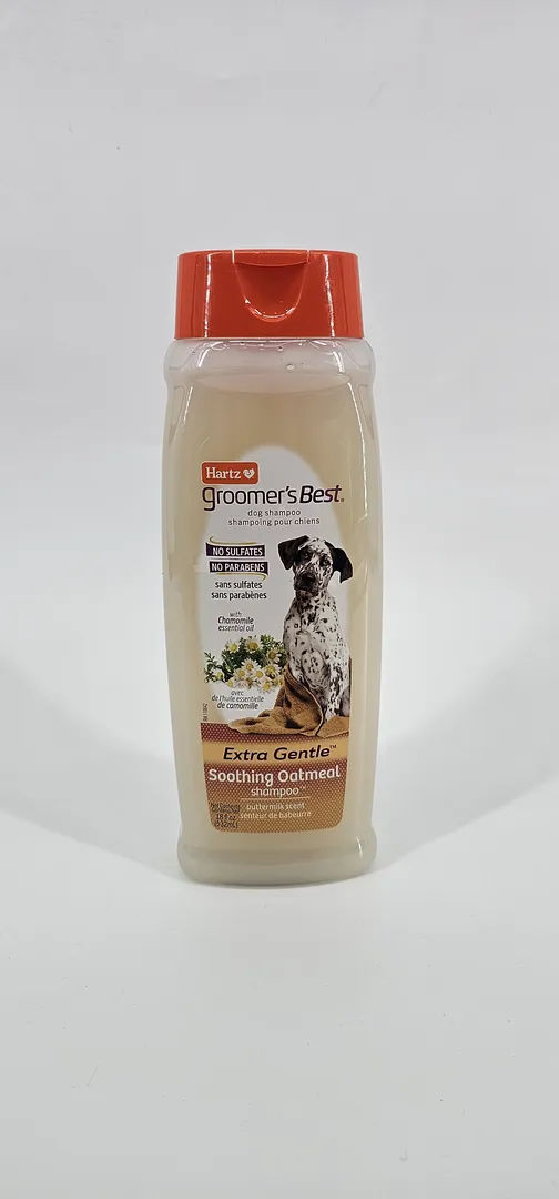 HARTZ GROOMERS BEST EXTRA GENTLE SOOTHING OATMEAL SHAMPOO MANZANILLA 532 ML
