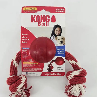 KONG BALL CON CUERDA DE ALGODON