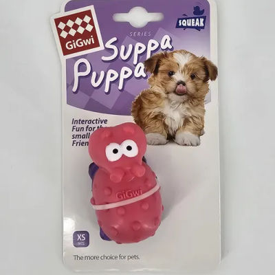 GIGWI SUPPA PUPPA JUGUETE XS ROSADO