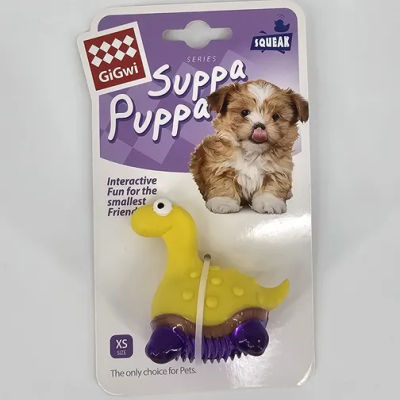 GIGWI SUPPA PUPPA JUGUETE XS DINOSAURIO