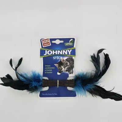 GIGWI JOHNNY STICK CATNIP CON PLUMAS