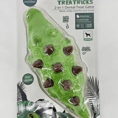 TREATRICKS 2 EN 1 DENTAL TREAT GATOR