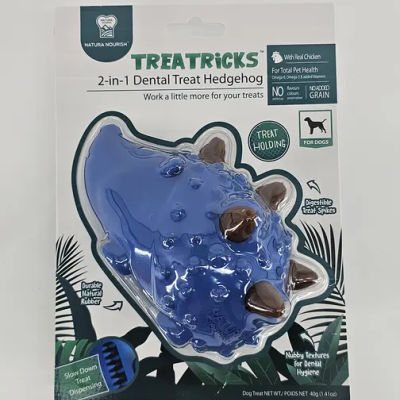 TREATRICKS 2 EN 1 DENTAL TREAT HEDGEHOG