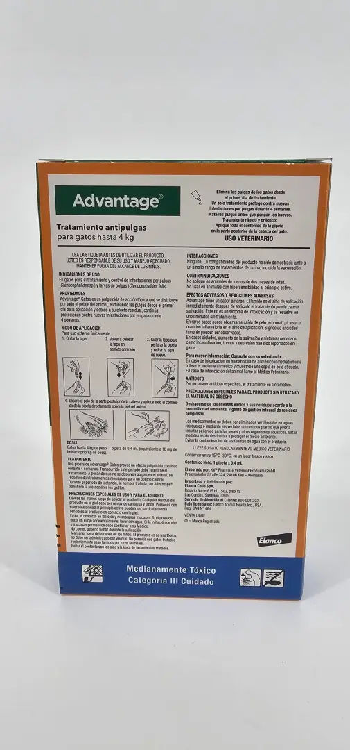 ADVANTAGE GATOS HASTA 4 KG - Imagen 2