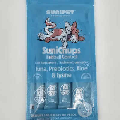 SUNIPET SUNICHUPS HAIRBALL CONTROL 14 GR X 4 (U)