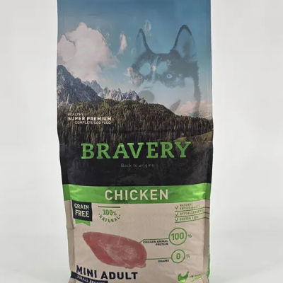 BRAVERY PERRO SMALL BREEDS POLLO MINI ADULTO 2 KG