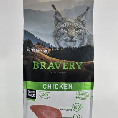 BRAVERY GATO POLLO ADULTO STERILIZED 2 KG
