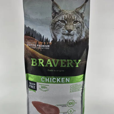 BRAVERY GATO POLLO ADULTO 7 KG