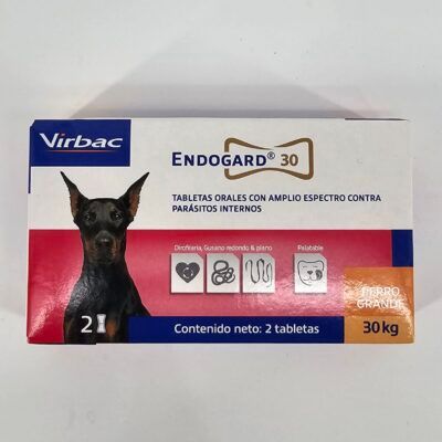ENDOGARD 30 PERRO 15 - 30 KG - SOLVET -FRONT