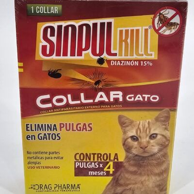 SINPULKILL COLLAR GATO - SOLVET - FRENTE