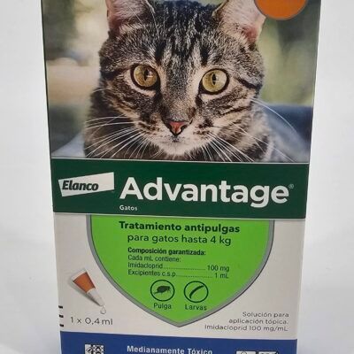 ADVANTAGE GATOS HASTA 4 KG - Front