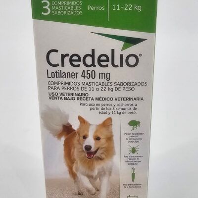 CREDELIO MASTICABLE PERRO 11–22KG X 3 UNIDADES