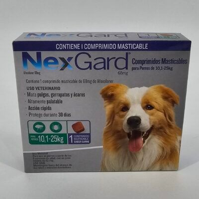 NEXGARD MASTICABLE PERRO 10