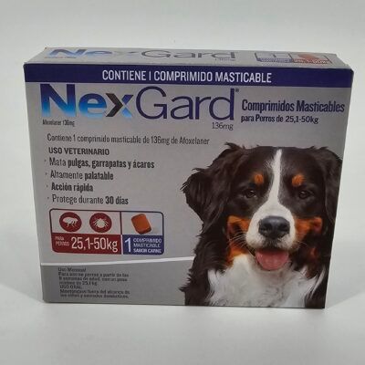NEXGARD MASTICABLE PERRO 25