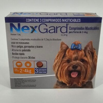 NEXGARD MASTICABLE PERRO 2–4KG
