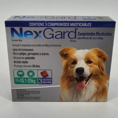 NEXGARD MASTICABLE PERRO 10