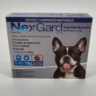 NEXGARD PERRO 4 - 10 KG X 3 U