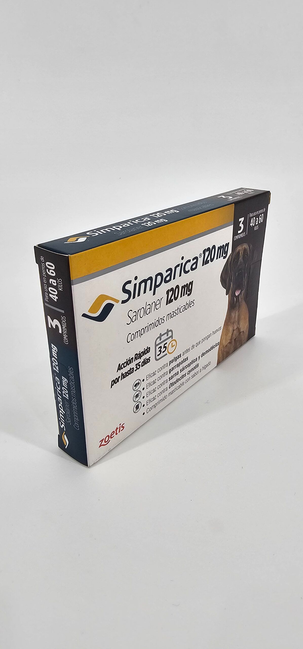 SIMPARICA 120 MG 40 - 60 KG X 3 (CPR) - Imagen 2