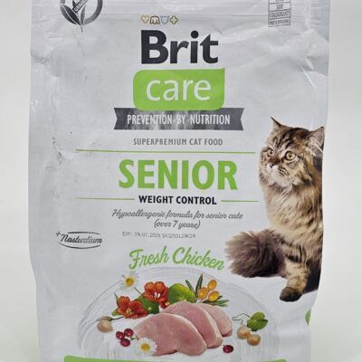 BRIT CARE SENIOR WEIGHT CONTROL  FRESH CHICKEN 2 KG
