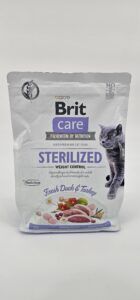 BRIT CARE GATO STERILIZED WEIGHT CONTROL - FRESH DUCK & TURKEY 2 KG