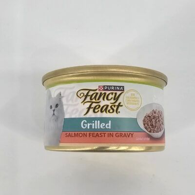 PURINA FANCY FEAST GRILLED SALMON FEAST IN GRAVY 85 G