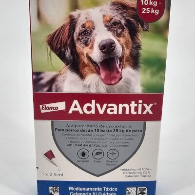 ADVANTIX PIPETA PERRO 10-25 KG