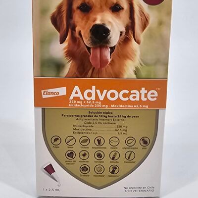 ADVOCATE PIPETA PERRO 10–25KG