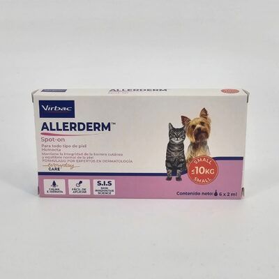 ALLERDERM SPOT ON <10 KG X 6 PIPETAS