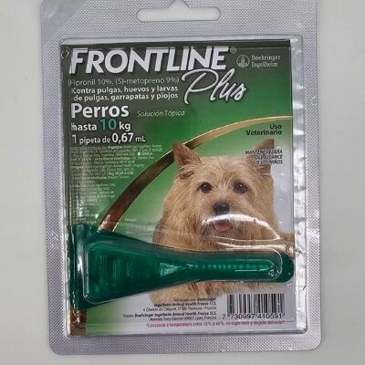 FRONTLINE PLUS PERROS HASTA 10 KG
