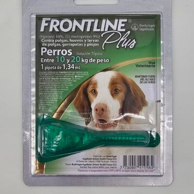 FRONTLINE PLUS PERROS 10 A 20 KG