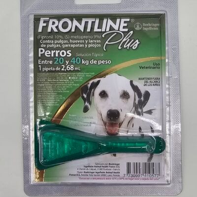 FRONTLINE PLUS PERROS 20 A 40 KG