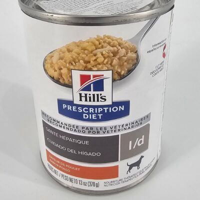 HILLS L/D PERRO POLLO DIET LATA 370 GR