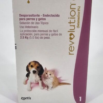 REVOLUTION 6% PERROS Y GATOS HASTA 2.5 KG