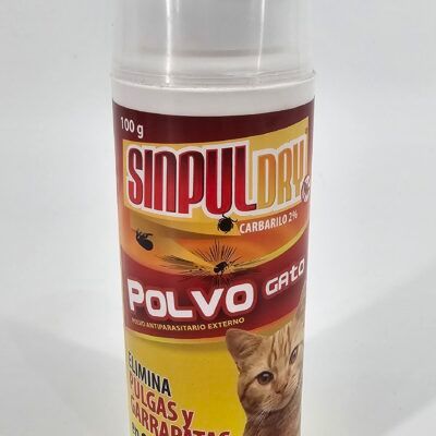 SINPUL DRY POLVO GATO 100 GR