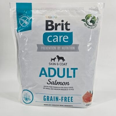 BRIT CARE ADULT SALMON SKIN & COAT 1 KG