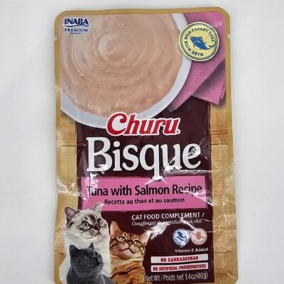 CHURU BISQUE RECETA ATUN CON SALMON 40 GR