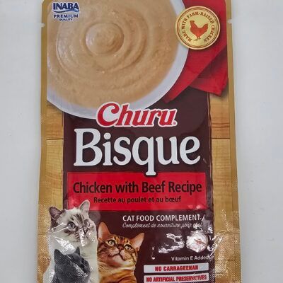 CHURU BISQUE RECETA POLLO CON TERNERA 40 GR