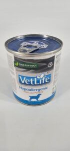 VET LIFE PERRO LATA HIPOALERGENICO PESCADO Y PAPA 300 GR